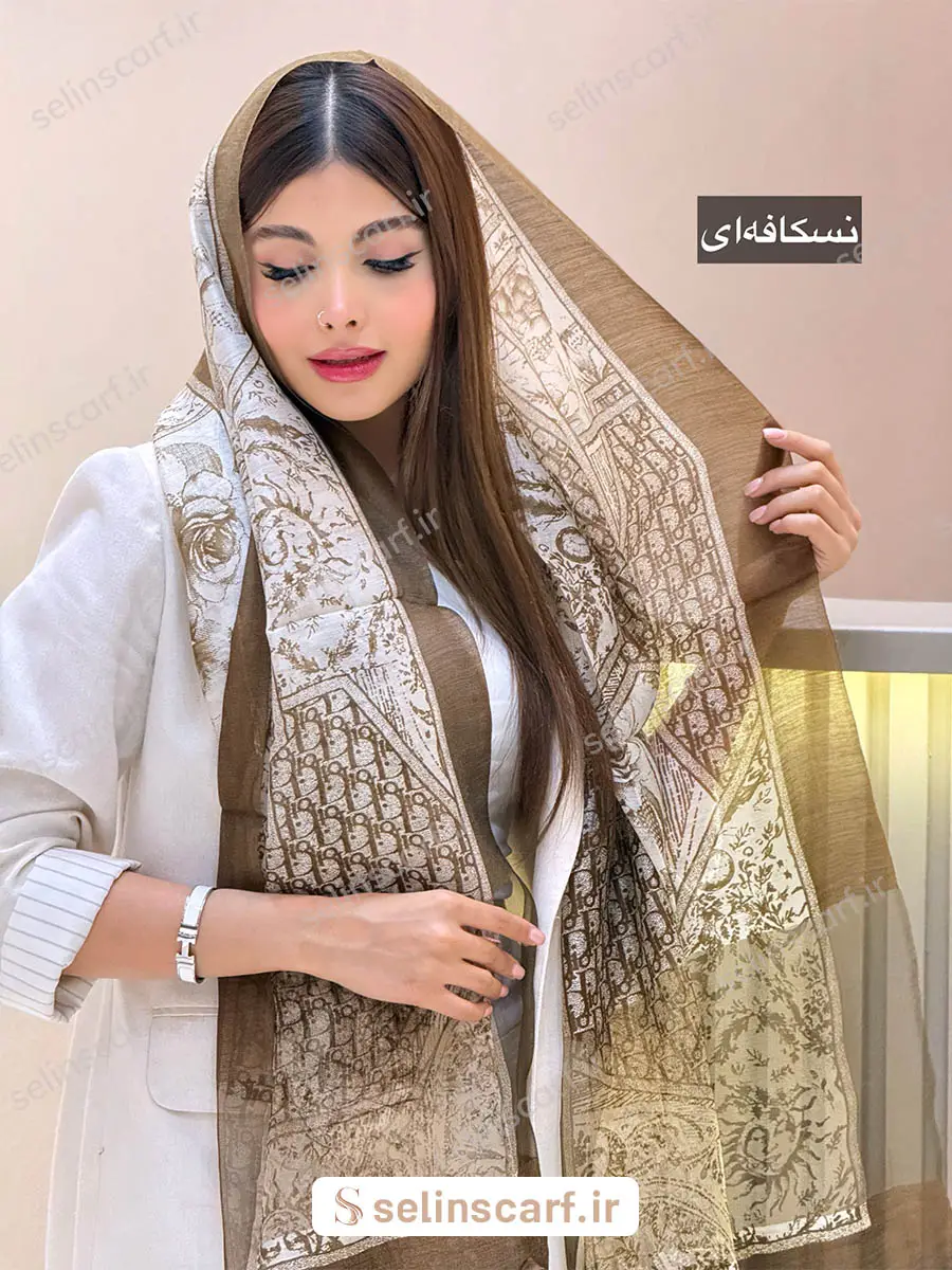 شال مجلسی silk dior