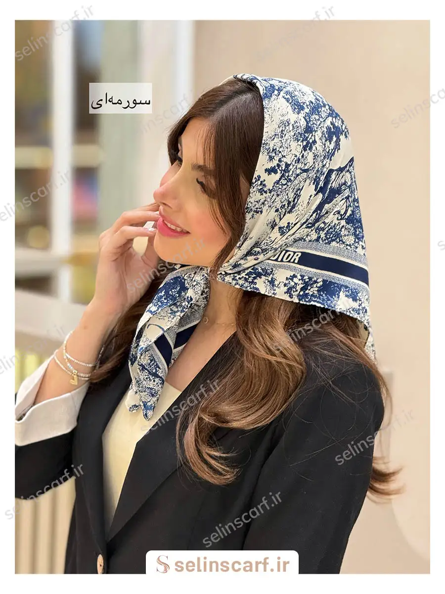 مینی اسکارف طرح دیور جنگل