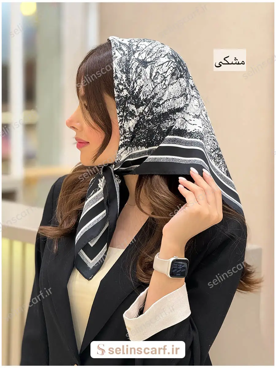 مینی اسکارف طرح دیور جنگل
