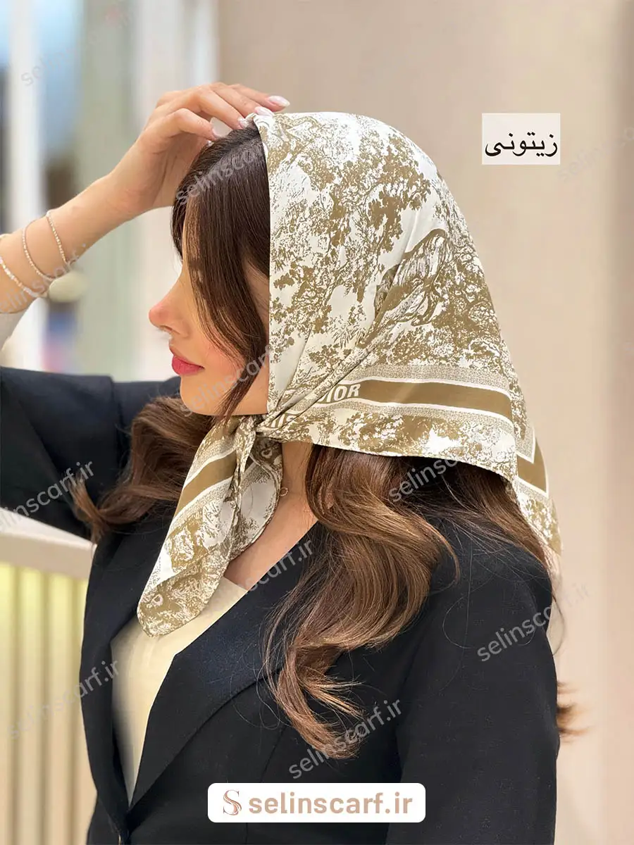مینی اسکارف طرح دیور جنگل