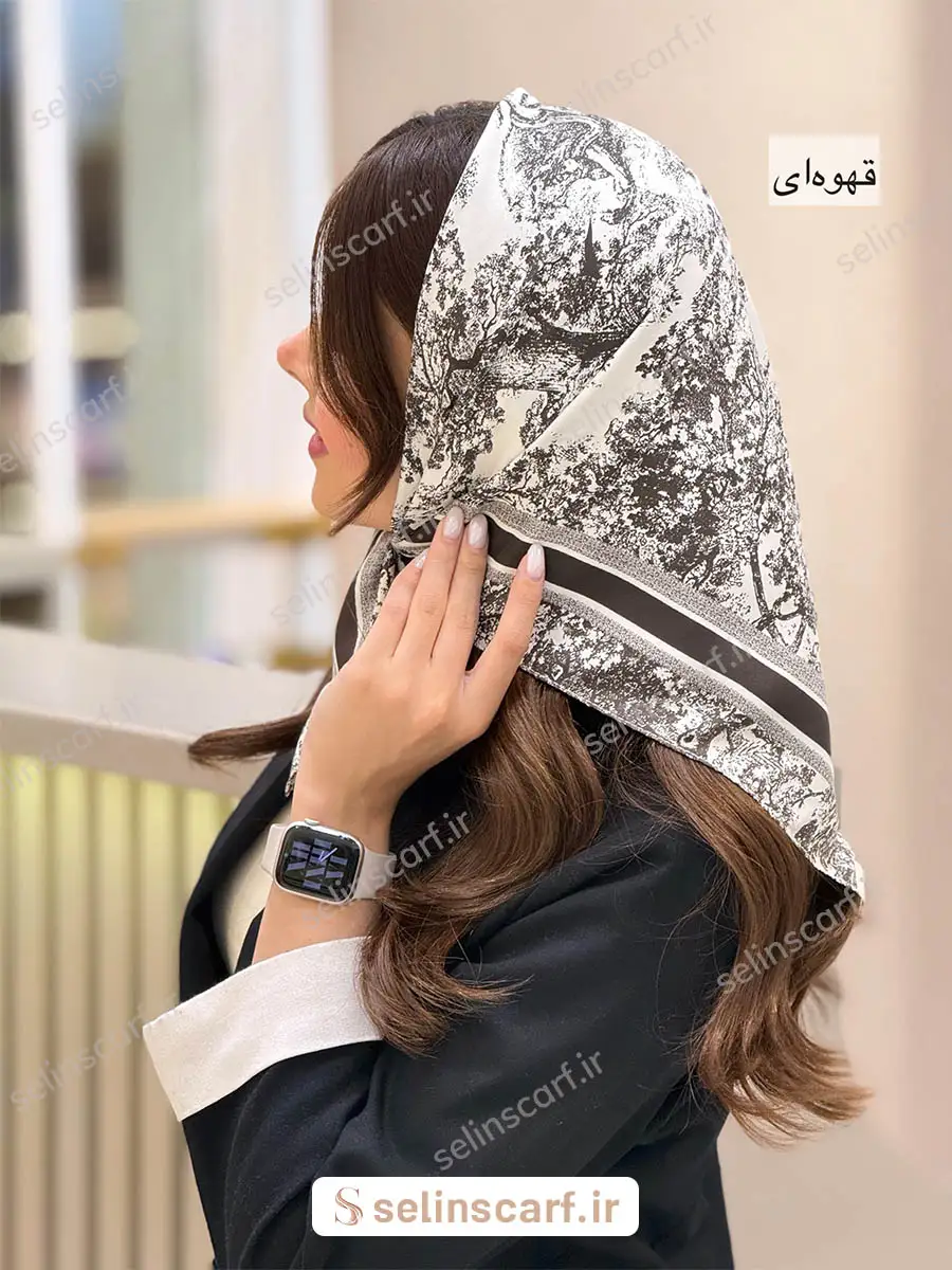 مینی اسکارف طرح دیور جنگل