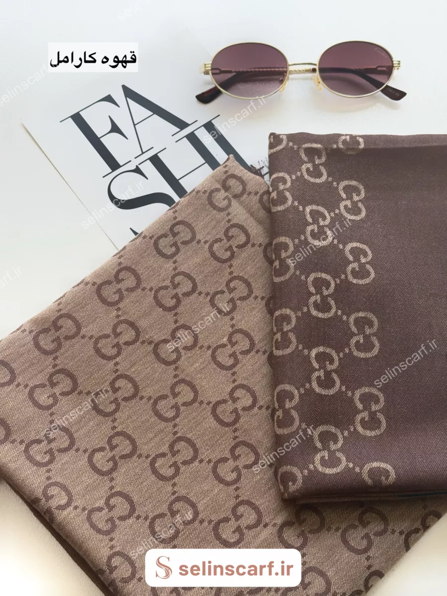 شال طرح برند “ گوچی 