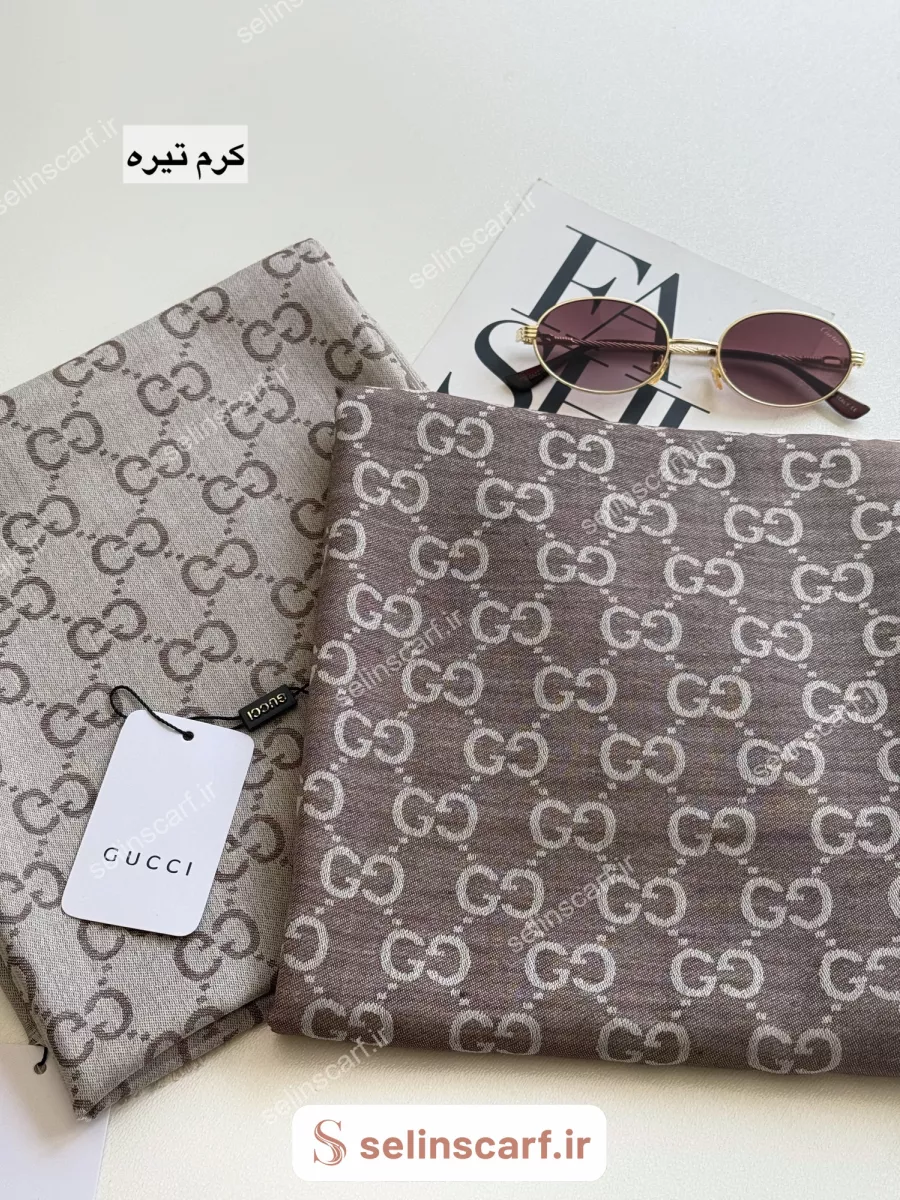 شال طرح برند “ گوچی 
